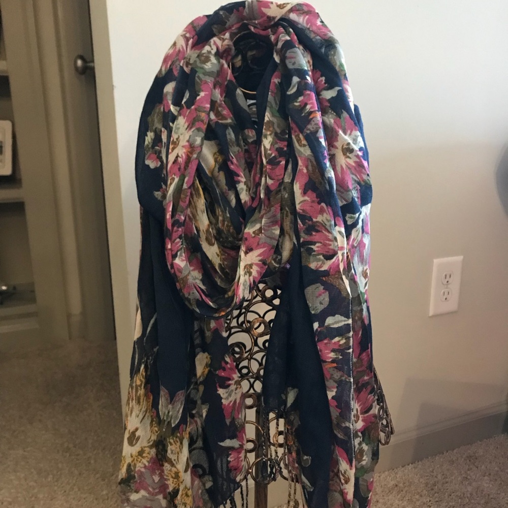 Floral scarf